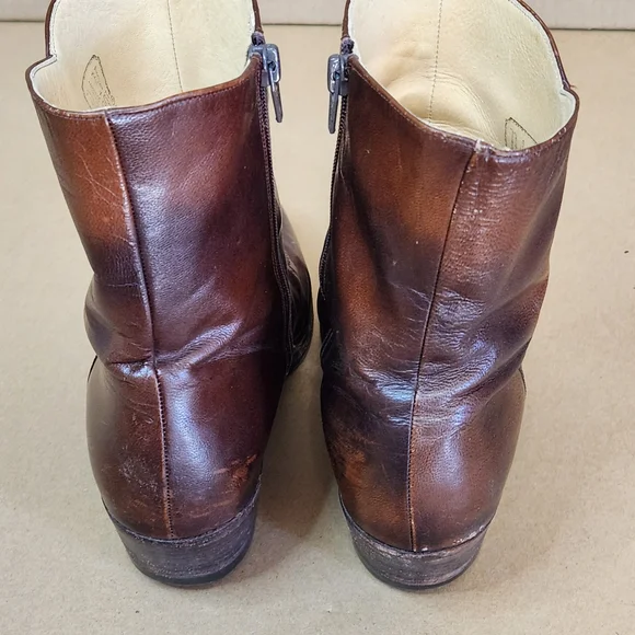 Dan Post Brown Leather Western Boots